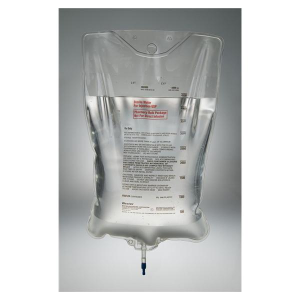 Water IV Injection Solution Viaflex 3000mL Strl Viaflex Plastic Container 4/Ca
