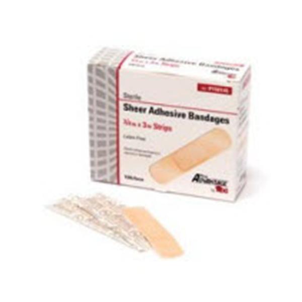 Bandage Strips Sheer Pro-Advantage 3/4x3