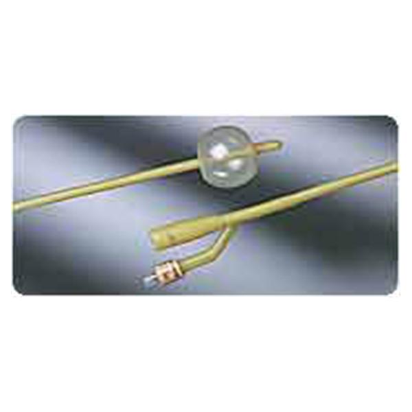 Catheter Foley 28Fr 5cc Short Round Tip Silicone Elastomer Coated 2-Way 12/Ca