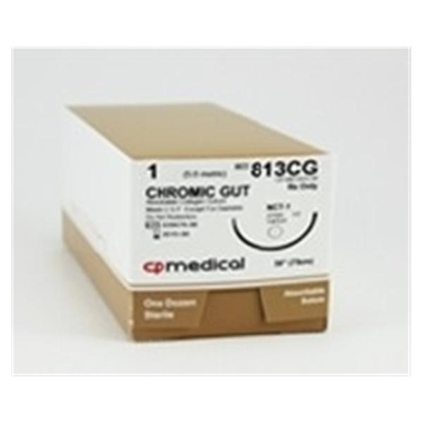 Suture 1 Chromic Gut CT-1 Beige 30