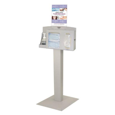 Dispenser Compliance Cover Your Cough Beige With PPE Ea