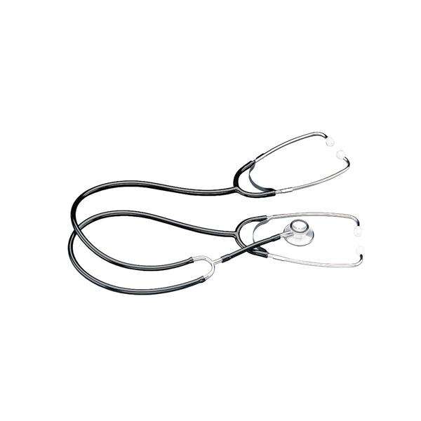 Stethoscope Teaching Black 2-Head Ea