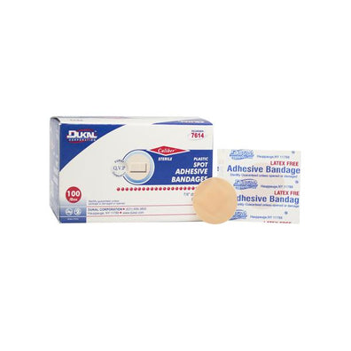 Bandage Spot Plastic 7/8" Tan 100/Box, 1 BX/CA - Surgical Supplies NY