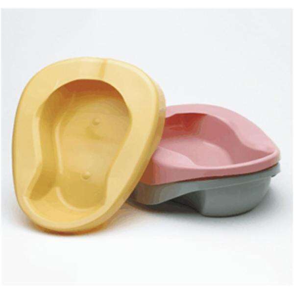 Bedpan Pontoon 2qt Dusty Rose Plastic Ea, 20 EA/CA