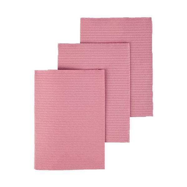 Towel Patient Dri-Gard Plus 13 in x 19 in Dusty Rose 3 Ply Tissue / Poly 500/Ca