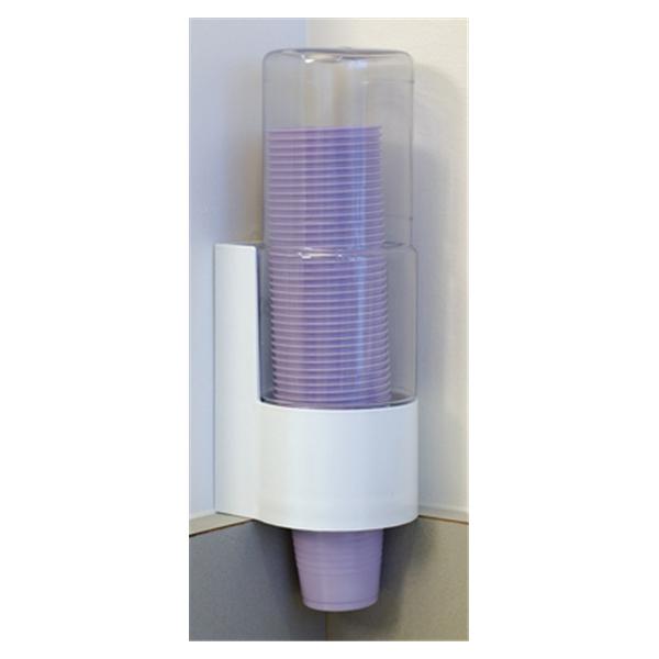 Dispenser Drinking Cup Plastic 3.5 oz / 5 oz Clear / White Ea, 8 EA/CA