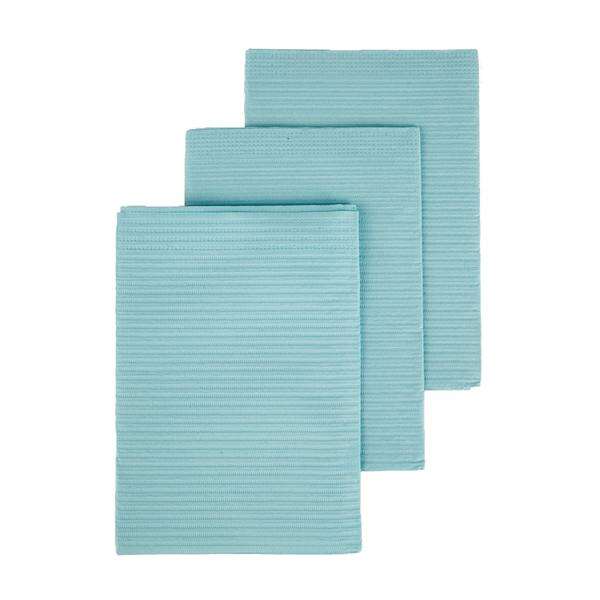 Towel Patient Dri-Gard 13 in x 19 in Blue 2 Ply Tissue / Poly 500/Ca