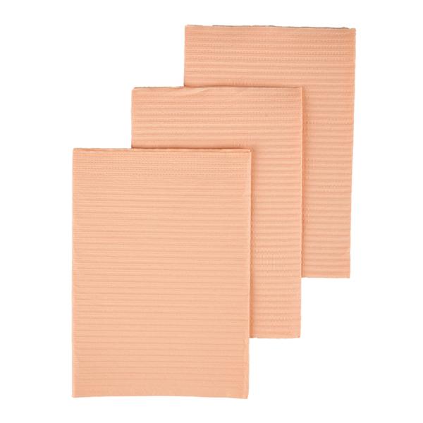 Towel Patient Dri-Gard 13 in x 19 in Peach 2 Ply Tissue / Poly 500/Ca