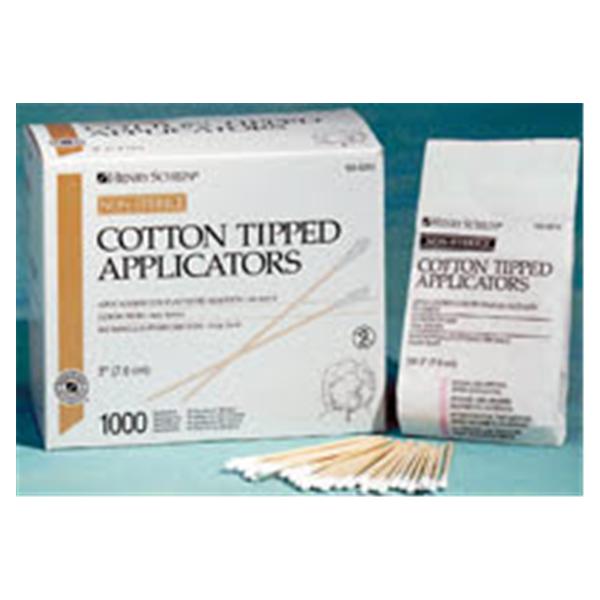 Applicator Cotton Tipped Non Sterile 6 in Wood Handle 1000/Bx, 10 BX/CA