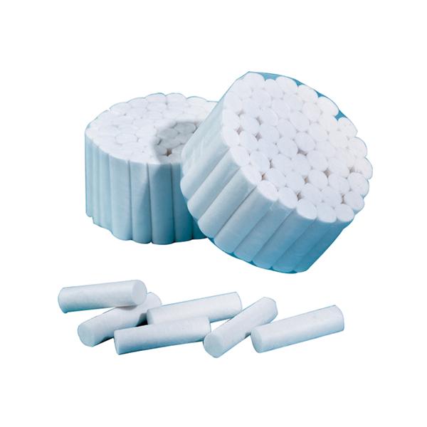 Cotton Roll Medium Size 2 Non Sterile 0.375 in 1.5 in 2000/Bx, 12 BX/CA