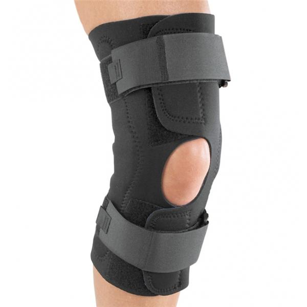 Brace Wraparound Reddie Adult Knee Neoprene Black Size Small Universal Ea