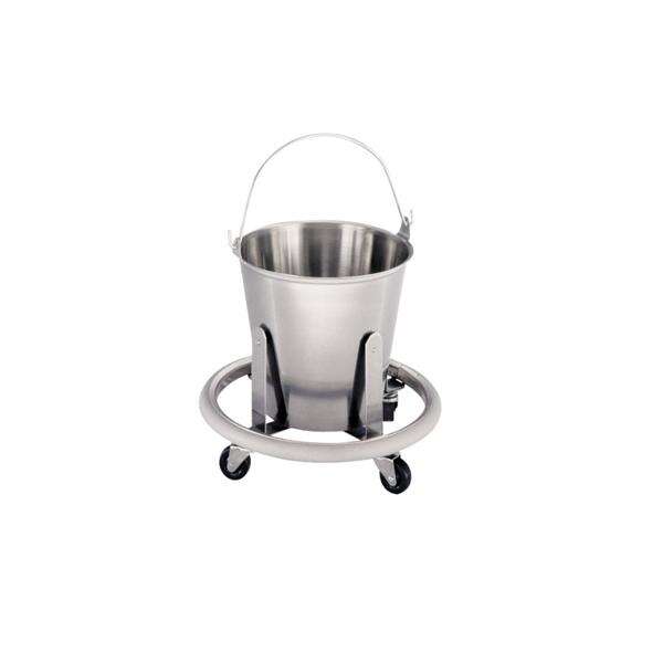 Bucket Kick Lenox Stainless Steel 13qt Gray Ea