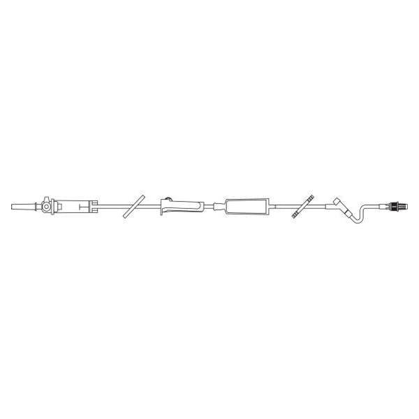 IV Solution Set 10Drp Interlink Injection Site M LL Adptr Dvnt Spk 48/Ca