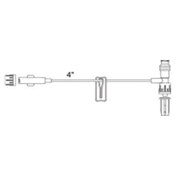 IV Extension Set Medex Ndls 5 T-Connector Swivel Luer Lock 100/Ca