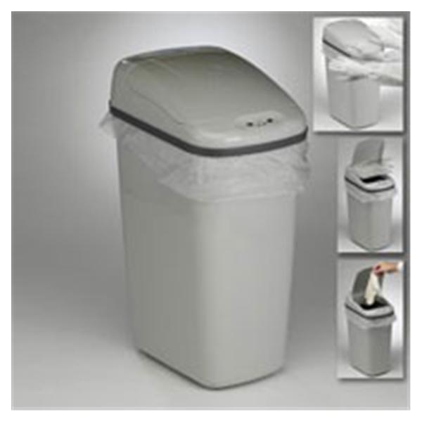 Can Trash Touch Free PP/ABS 7.3gal Automatic Motion-Sensitive Lid Gray Ea