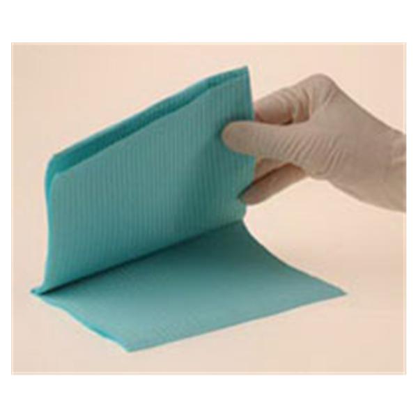 Towel Patient Econoback 19 in x 13 in Blue Tissue / Poly 500/Ca
