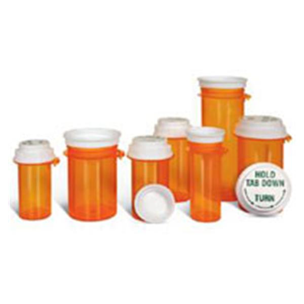 Vial Medicine Rexam Polypropylene 60 Dram Amber 45/Ca