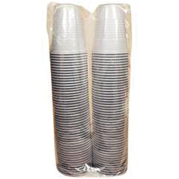 Cup Drinking Plastic 5 oz Silver / Grey 1000/Ca