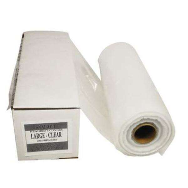 Cover Headrest Large 10.5 in x 14 in Clear Plastic 400/Rl, 12 BX/CA