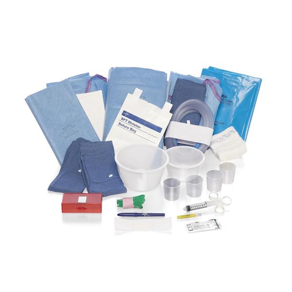 Tray ENT I With Gauze/Needle/Scalpel #15 LF Sterile 4/Case