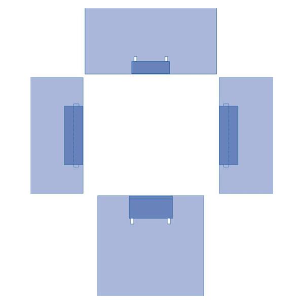Pack Surgical Universal I Eclipse W/ Btm Drp w/Adhs 70x75