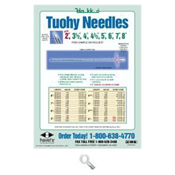Needle 20gx4.5 Weiss Tuohy Epidural Blnt LL 10cm Calibrations Cnvntnl –  Surgical Supplies NY