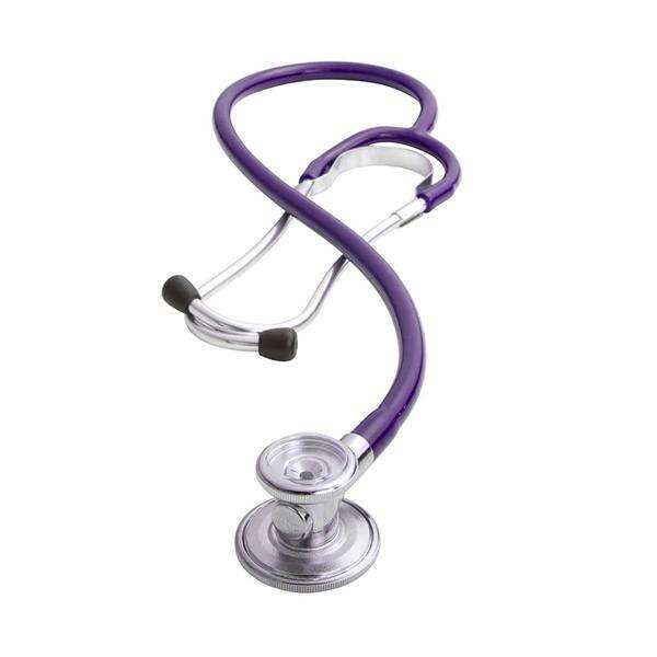 Stethoscope Sprague Rappaport Adscope 647 Purple Adult/Pediatric 31.5