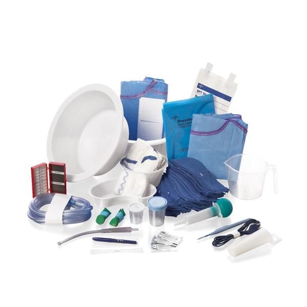 Tray Set-Up Double Basin Major I With Gauze/1200cc Pitcher LF Sterile 3/Ca