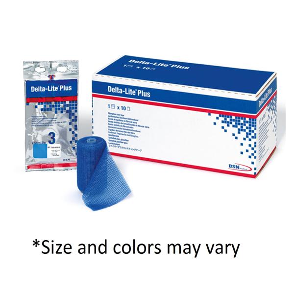 Tape Casting Delta-Lite Plus Fbrgls 3x4 RL 3-5Mnt St Tm LF Deep Blue 10Rl/Bx