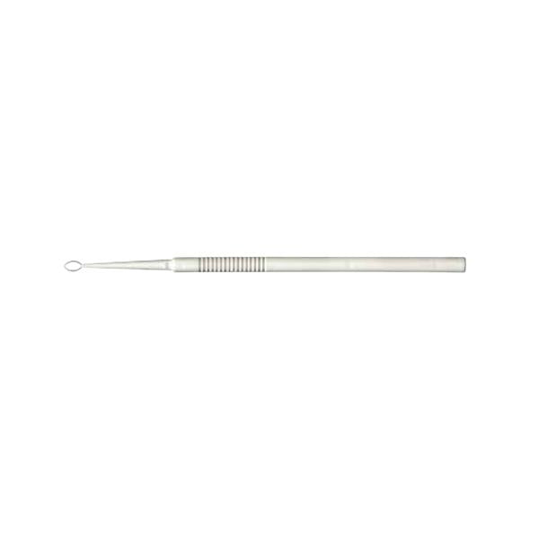 Curette Ear Loop Tip White Plastic Disposable 50/Bx