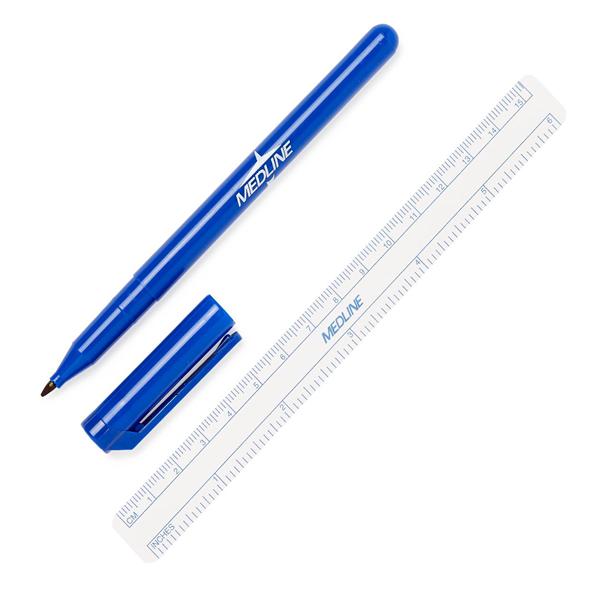 Marker Surgical Gentian Ink Regular Tip Black Non-Sterile 50/Ca