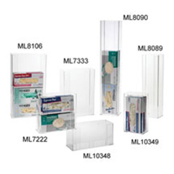 Glove Box Holder Acrylic Double Clear Each