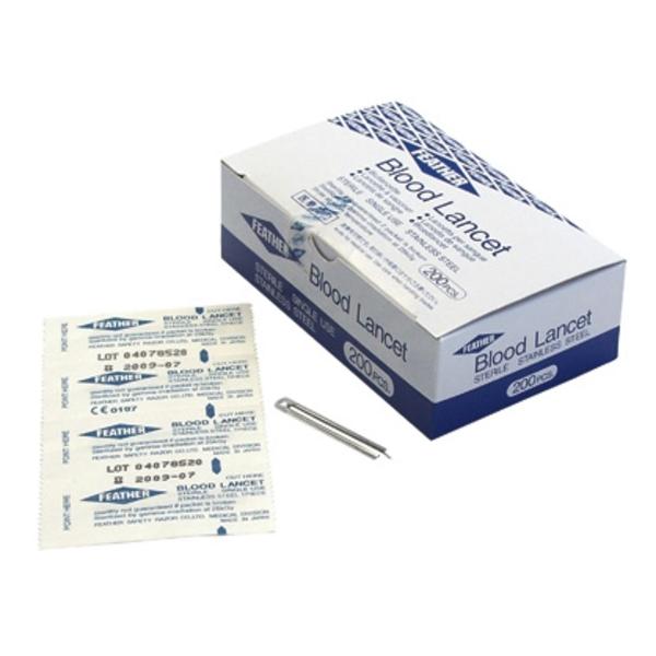 Lancet Feather 1.5gx3.8mm Sterile Incision Device 200/Bx