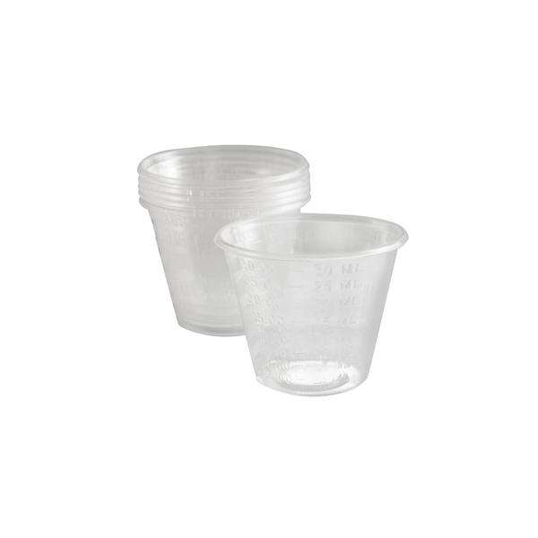 Cup Graduated Medicine Plastic 1 oz Clear 100/Bg, 50 BG/CA