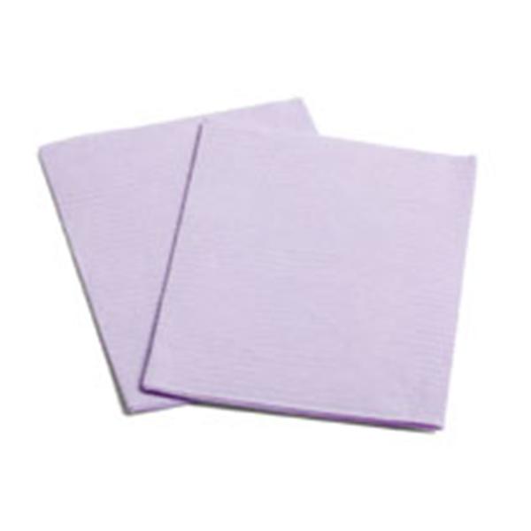 Bib Patient Essentials 13 in x 19 in Lavender 1 Ply Tissue / Poly 800/Ca