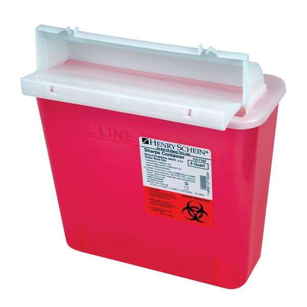 Container Sharps 5qt Polypropylene Red Each, 20 EA/CA
