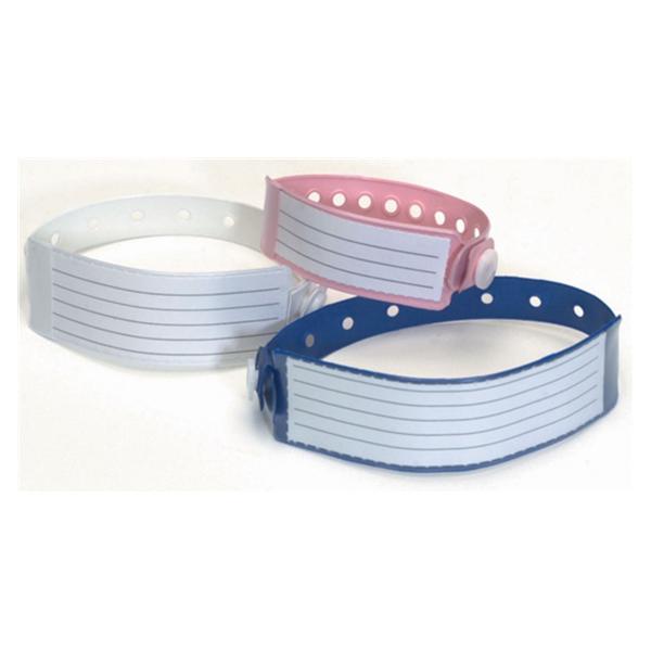 Wristband Identification Vinyl Blue Adult 250/Bx