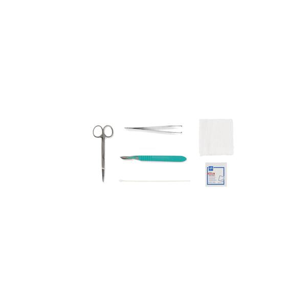 Tray Debridement Minor With Iris Straight Scissors LF 50/Case