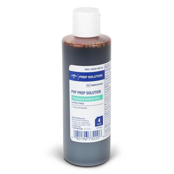 Solution Prep PVP Iodine 10% 4oz/Bt