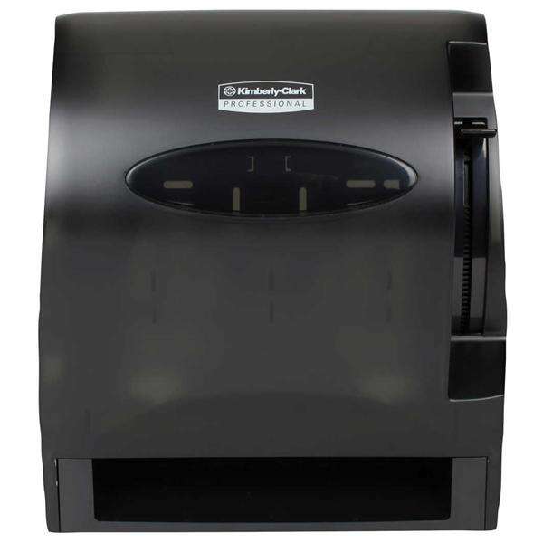 Towel Dispenser Lev-R-Matic Plastic Smoke Grey Ea