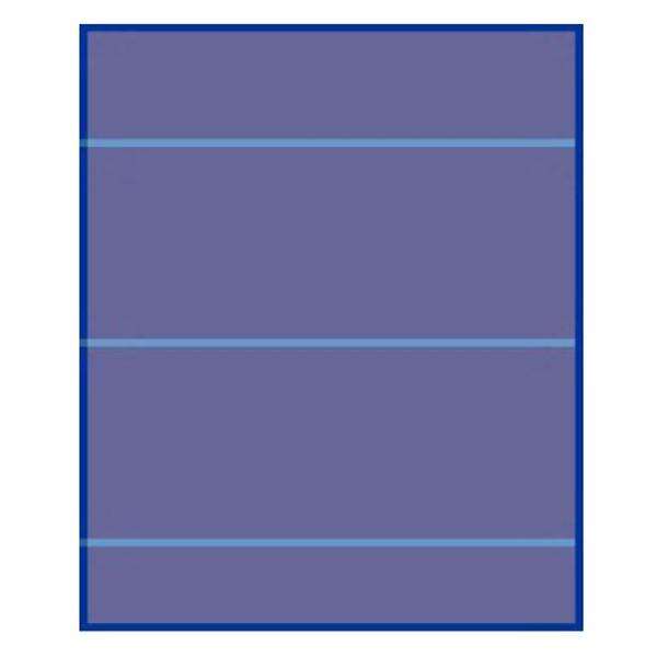 Drape Sheet Three-Quarter 53 in x 77 in Blue 20/Ca