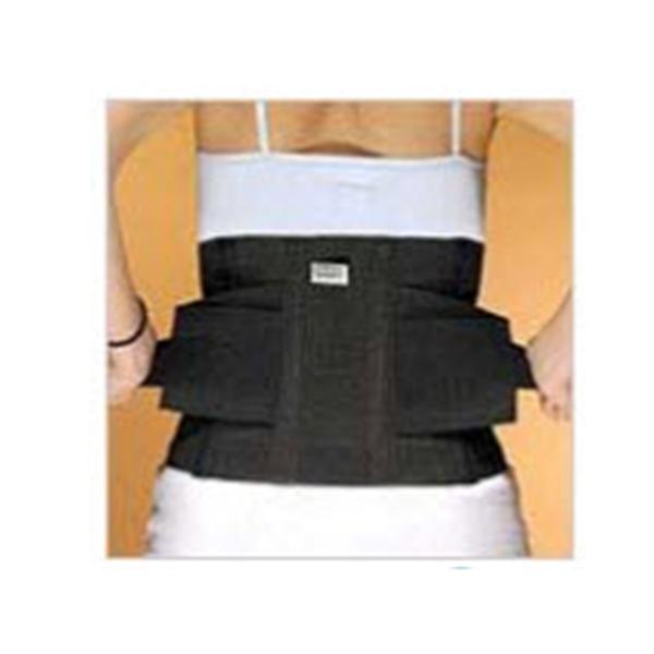 Support Lumbar Elastic Black Size X-Small Ea