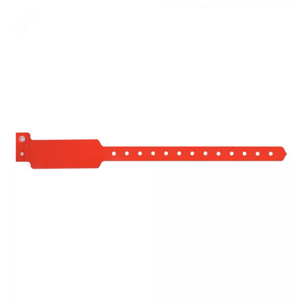 Wristband Identification Sentry SuperBand Poly Red Adlt/Ped Write On 500/Box