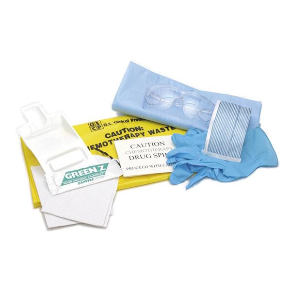 Kit Spill 11oz W/ Ld/Rsprtr/Ntrl Glv/Gwn/Ggls/2 Scoops/3 Twl/3 30g Bg/Instr 1/kt