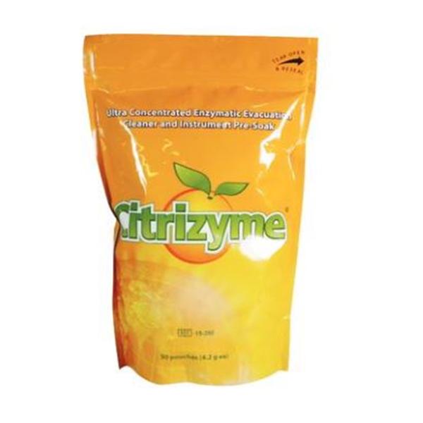 Citrizyme Evacuation System Cleaner Powder Unit Dose Packets 50/Pk