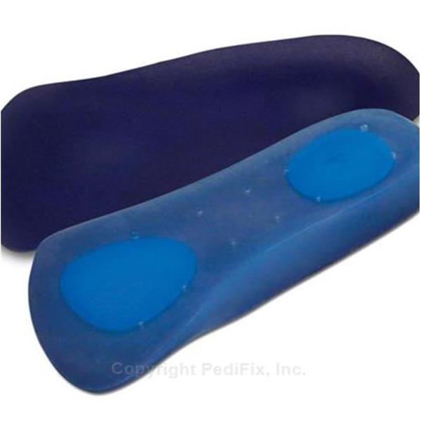 Orthotic GelStep Silicone Men 11.5-12.5 Cvrd 3/4 Blue Size 2X-Large 1/Pair