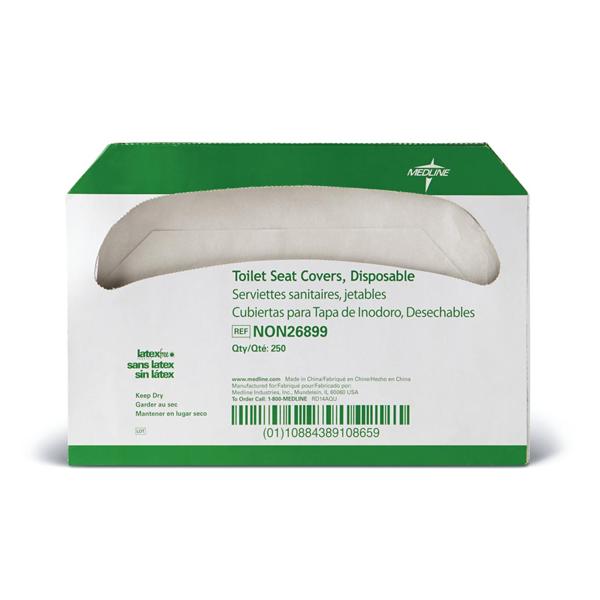 Cover Toilet Seat Rest Assured White 5000/Case