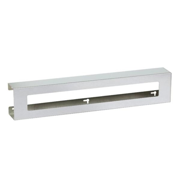 Glove Box Holder Slimline Stainless Steel Triple Gray Ea