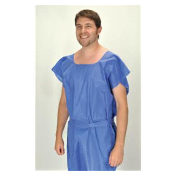 Gown Patient Ultimate 30 in x 42 in Dark Blue 50/Case