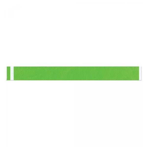 Wristband Identification Short Stay Tyvek Lime Adult 1000/Box